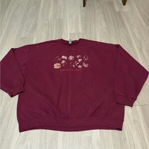 Stronger Today Maroon Sweater